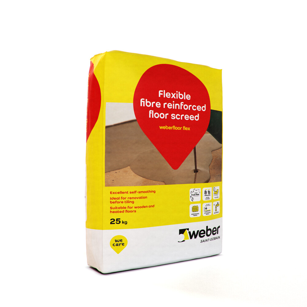 weberfloor flex — fast drying screed and floor levelling screed weberfloor flex — fast drying screed and floor levelling screed